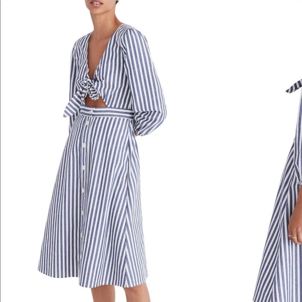 Madewell striped dress